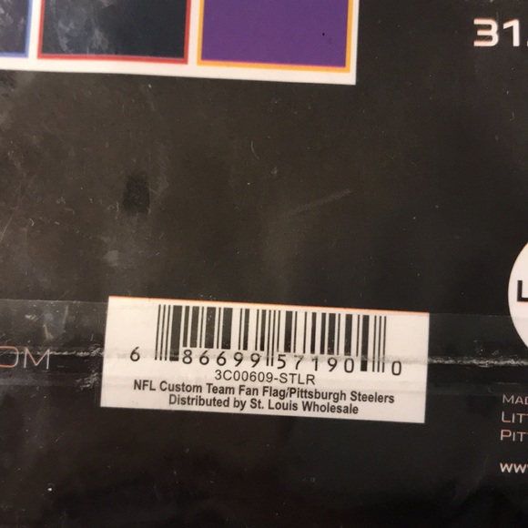 NIP NFL Steelers Fan Flag - Picture 6 of 6